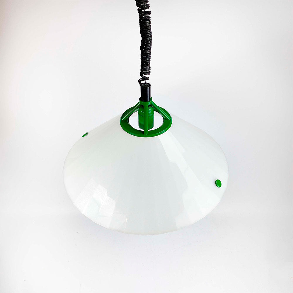 Plastic ceiling lamp, 1980's