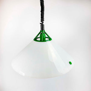 Plastic ceiling lamp, 1980's