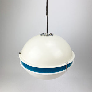 Lámpara de techo de plástico esférica, 1970's
