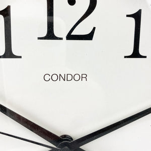 Condor wall clock, Made in Italy, 1990's
