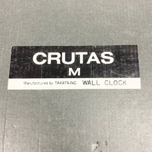 Load image into Gallery viewer, Crutas M wall clock made by Takata Inc. Japan 1990&#39;s

