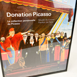 Cartel de la exposición Donation Picasso en el Louvre, 1978. Henri Rousseau