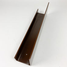 Cargar imagen en el visor de la galería, Estante de plástico marrón vintage 1970&#39;s
