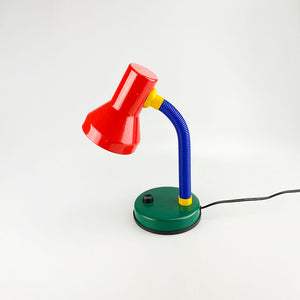 Desk Lamp in Primary Colors, 1980's