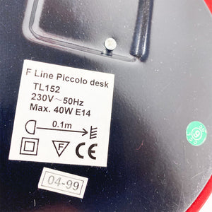 Lámpara de escritorio F-Line Piccolo, 1990's