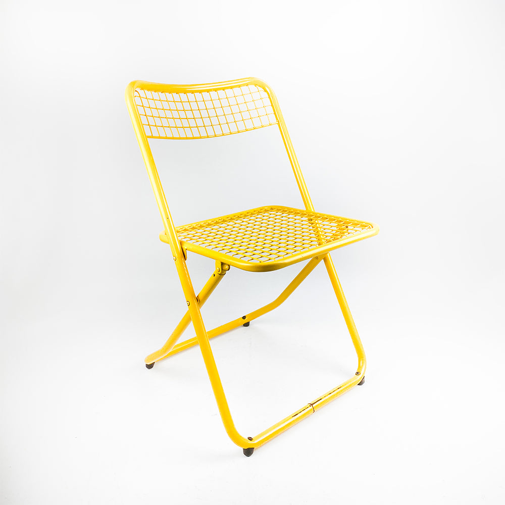 085 chair made by Federico Giner, 1970s. Yellow.