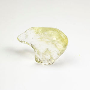 Figura de cristal de oso polar de Pukerberg. 1970's
