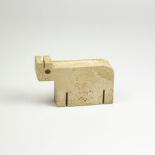 Load image into Gallery viewer, Travertine marble figure by Fratelli Mannelli. 1970&#39;s
