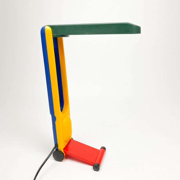 Lámpara de sobremesa colores primarios 1990's - falsotecho