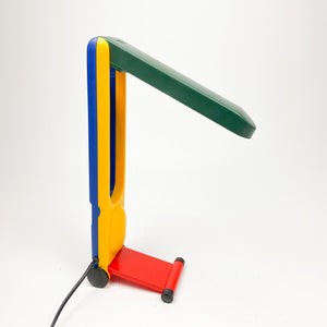 Lámpara de sobremesa colores primarios 1990's - falsotecho