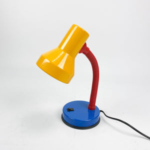 Lámpara de escritorio en colores primarios, 1980s - falsotecho