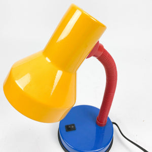 Lámpara de escritorio en colores primarios, 1980s - falsotecho