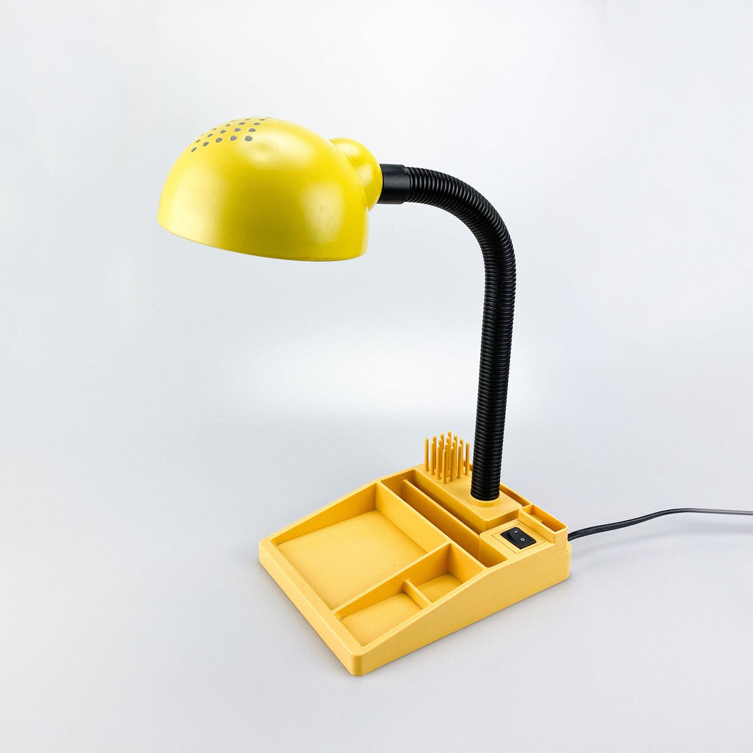 Lámpara de escritorio con portalápices, 1980s - falsotecho