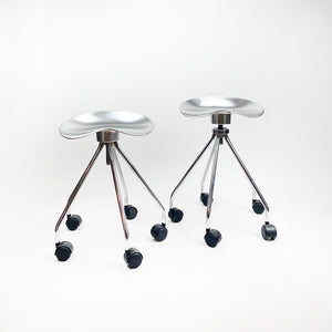 Pair of Jamaica stools designed by Pepe Cortes for Amat 3, 1991.