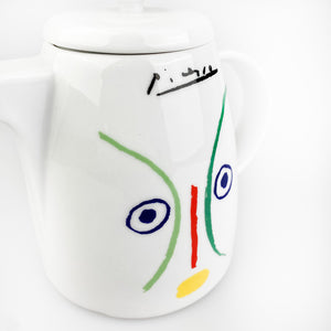 Tognana porcelain jug drawing by Picasso, 1980's
