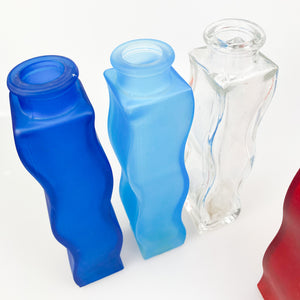 Set of Wavy Skämt Vases from Ikea design by Sigga Heimis.