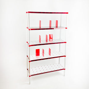 Partner 2506 shelf, design by Alberto Meda and Paolo Rizzatto for Kartell, 1998.