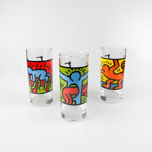 画像をギャラリービューアに読み込む, Juego 3 vasos Quick Keith Haring. 1990&#39;s
