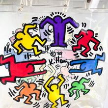 Laden Sie das Bild in den Galerie-Viewer, Bolsa transparente Keith Haring, 1986.
