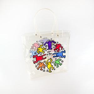 Keith Haring transparent bag, 1986.