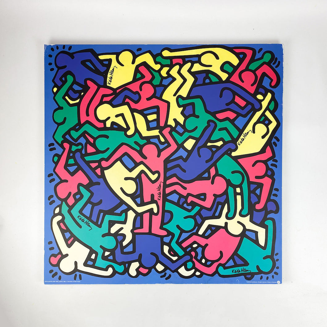 Peinture sans titre de Keith Haring, 1986. Imprimé par TeNeues pour Ikea, 2004.