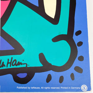 Peinture sans titre de Keith Haring, 1986. Imprimé par TeNeues pour Ikea, 2004.