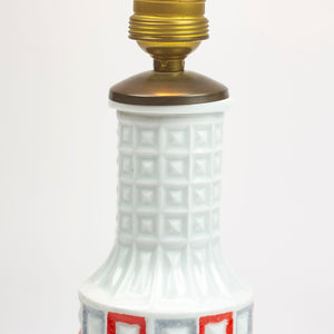 Lámpara de sobremesa de porcelana Castro ,Sargadelos. 1960's