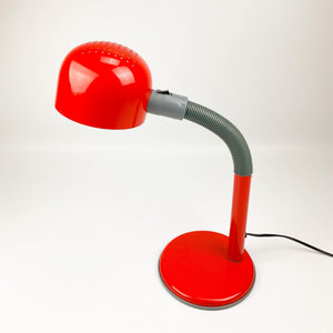 Lámpara de sobremesa Roja 1980's - falsotecho