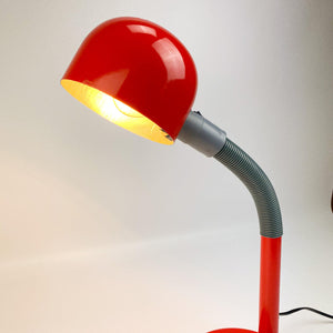 Lámpara de sobremesa Roja 1980's - falsotecho