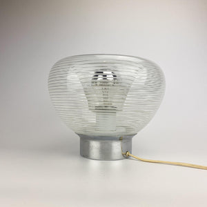 Lámpara de sobremesa de cristal. 1970's - falsotecho