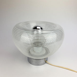 Lámpara de sobremesa de cristal. 1970's - falsotecho