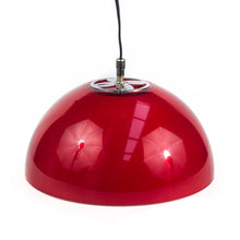 Load image into Gallery viewer, Hard Plastic hemisphere Red Lamp. 1970s
