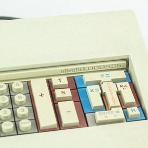 Calculadora Olivetti Logos 55, diseño de Mario Bellini, 1974.