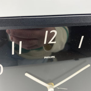 Horloge murale Philips HR 5601, années 1980