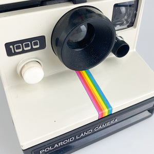 Cámara Polaroid Land 1000 con Flash Polatronic 1.