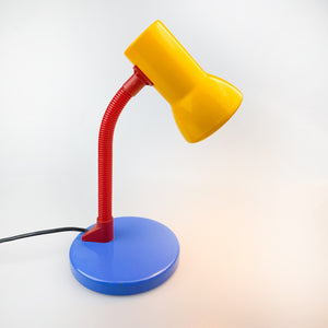 Table lamp in primary colors, 1980's 