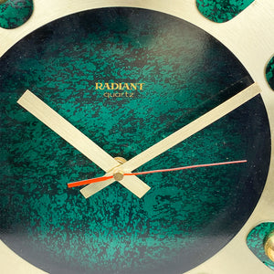 Reloj de pared Radiant, 1970's