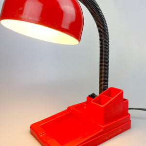 Lámpara de escritorio con lapicero. 1980's - falsotecho