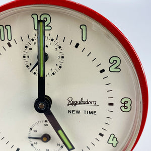 Reloj despertador Reguladora New Time, 1970's