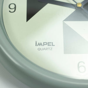Reloj de Pared Impel, Japan Design, 1980's Estilo Memphis.