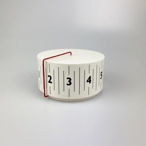 Reloj Around de Lexon diseñado por Anthony Dickens. Blanco. - falsotecho
