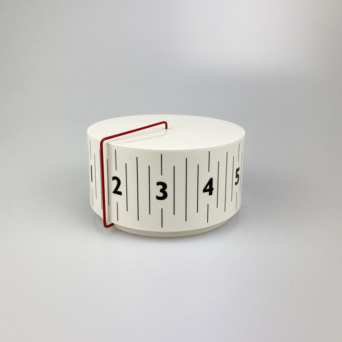 Reloj Around de Lexon diseñado por Anthony Dickens. Blanco. - falsotecho