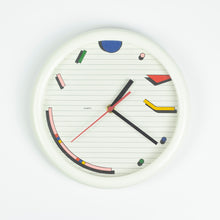 Load image into Gallery viewer, Wall Clock, 1980s. Memphis style.
