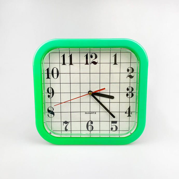 Reloj de pared, 1980's - falsotecho