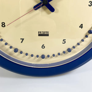 Rexite Wall Clock model Zero 980 design by Barbieri and Marianelli, 1981.