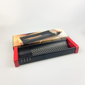 Porta objetos escritorio Slim 924 rojo diseño de Barbieri y Marianelli para Rexite.