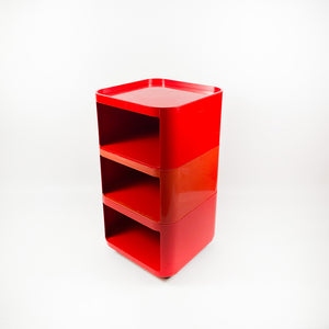 Mueble Componibili cuadrado diseño de Anna Castelli Ferrieri, Kartell 1967 fabricado por Samoes.