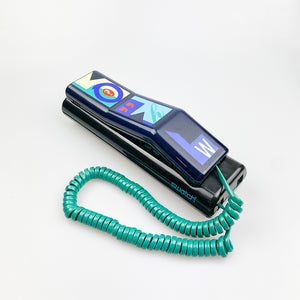 Swatch Twinphone black telephone, 1989.