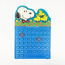 Cargar imagen en el visor de la galería, Calendario &quot;Ring a Date&quot; de Snoopy Peanuts, 1970&#39;s
