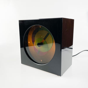 Horloge de cheminée Spectrum Black-Hole fabriquée par Shimoda Electric, Japon.